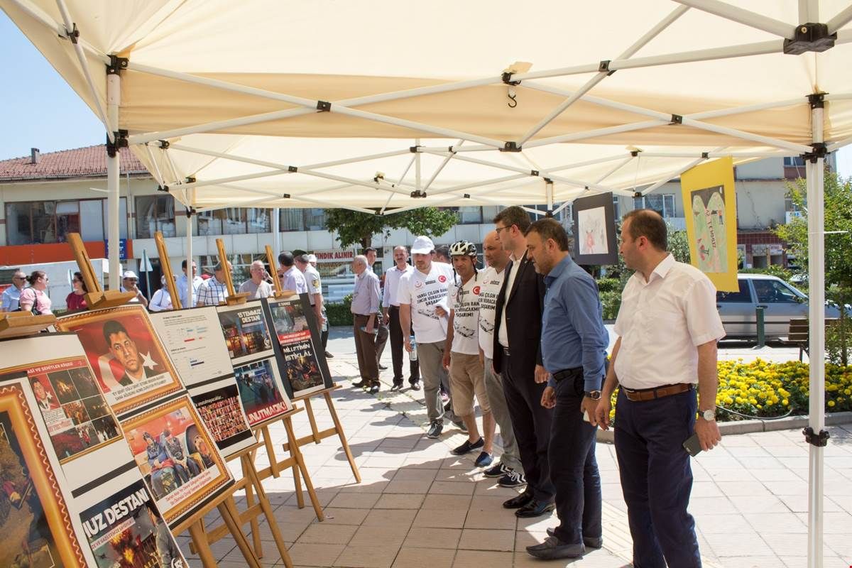 Çilimlide 15 Temmuz Resim Sergisi