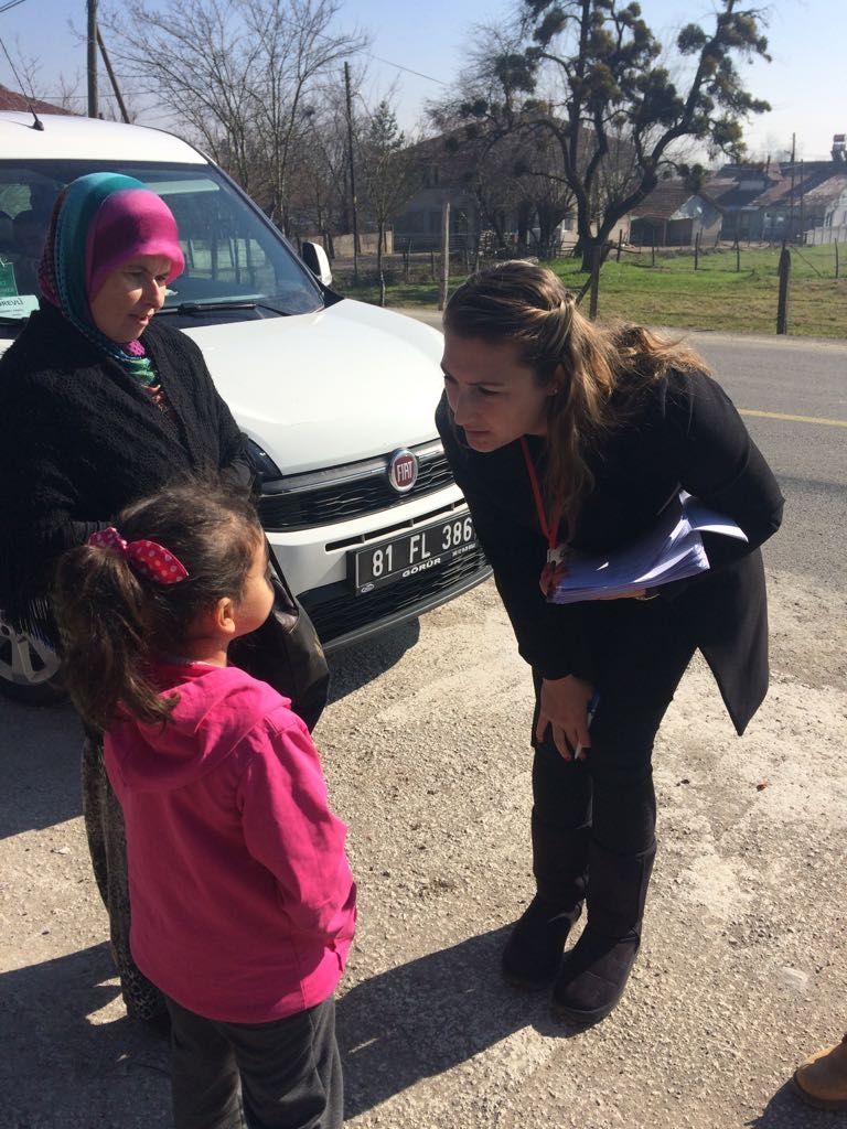 İlçemizde Çocuk Dostu Şehirler Projesi Kapsamında Anket Çalışması Yapıldı